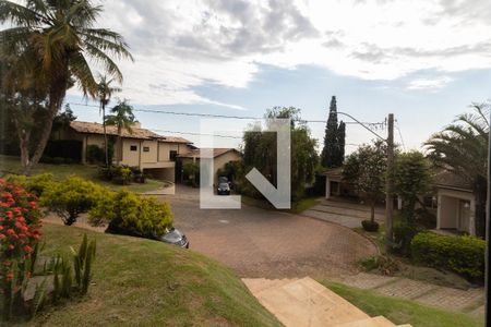 VISTA DA SALA de casa de condomínio à venda com 4 quartos, 750m² em Sítios de Recreio Gramado, Campinas