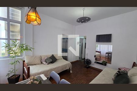 Sala de apartamento para alugar com 1 quarto, 60m² em José Menino, Santos