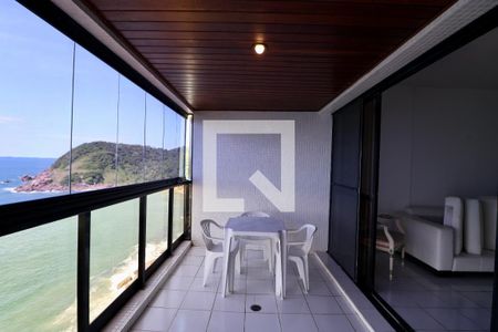 Varanda de apartamento para alugar com 4 quartos, 130m² em Loteamento Joao Batista Juliao, Guarujá