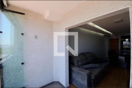 Varanda da Sala de apartamento para alugar com 2 quartos, 59m² em Ponte Grande, Guarulhos