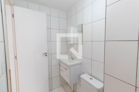 Banheiro da Suíte de apartamento para alugar com 1 quarto, 25m² em Vila Ré, São Paulo