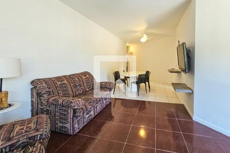 Sala de apartamento para alugar com 3 quartos, 103m² em Jardim Guaiuba, Guarujá