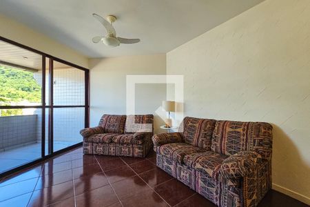 Sala de apartamento para alugar com 3 quartos, 103m² em Jardim Guaiuba, Guarujá