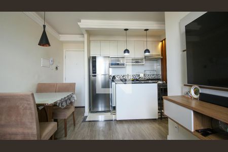 Sala/Cozinha de apartamento à venda com 2 quartos, 45m² em Sítio da Figueira, São Paulo