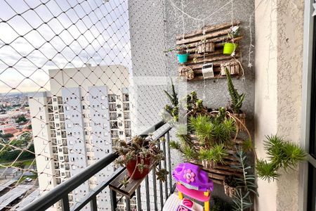 Varanda da Sala de apartamento à venda com 2 quartos, 49m² em Vila Mimosa, Campinas