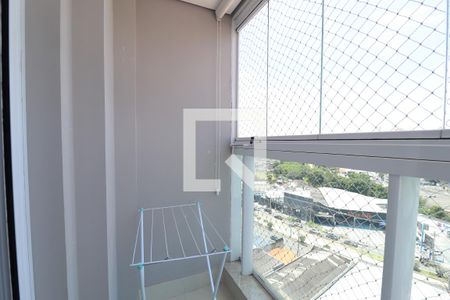 Varanda Quarto 1 suíte de apartamento para alugar com 2 quartos, 84m² em Vila Scarpelli, Santo André