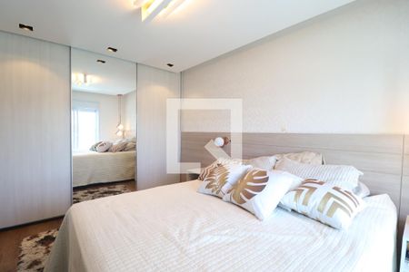 Quarto 1 suíte de apartamento para alugar com 2 quartos, 84m² em Vila Scarpelli, Santo André