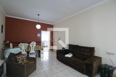 Sala de apartamento para alugar com 3 quartos, 100m² em Jardim Tres Marias, Guarujá