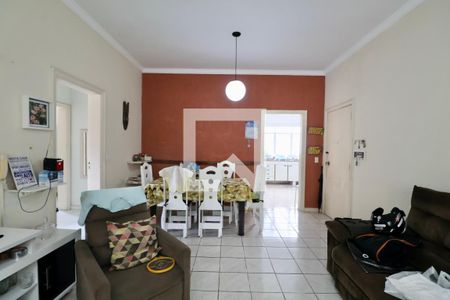 Sala de apartamento para alugar com 3 quartos, 100m² em Jardim Tres Marias, Guarujá