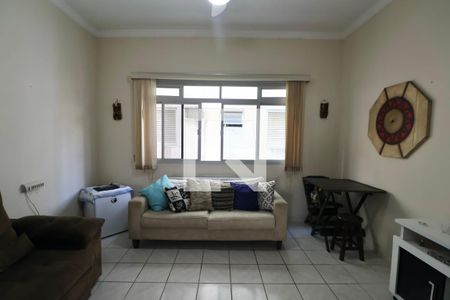 Sala de apartamento para alugar com 3 quartos, 100m² em Jardim Tres Marias, Guarujá