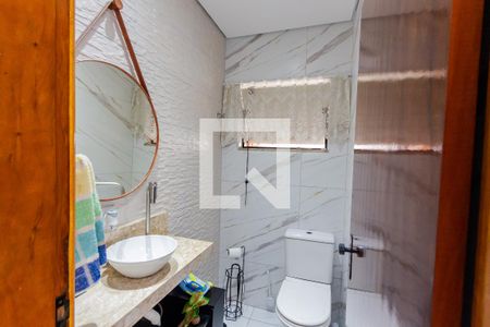 Banheiro de casa à venda com 3 quartos, 264m² em Vila Metalúrgica, Santo André