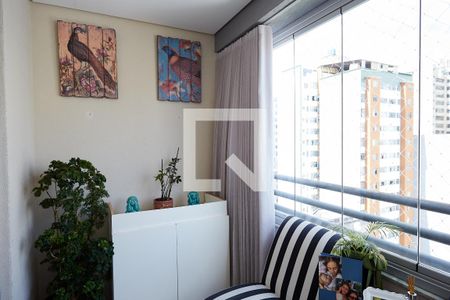 Varanda da Sala de apartamento à venda com 2 quartos, 64m² em Centro, Belo Horizonte