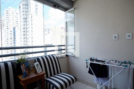 Varanda da Sala de apartamento à venda com 2 quartos, 64m² em Centro, Belo Horizonte