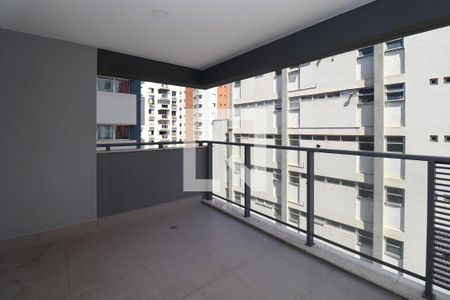 Varanda da Sala de apartamento à venda com 2 quartos, 64m² em Jardim Paulista, São Paulo