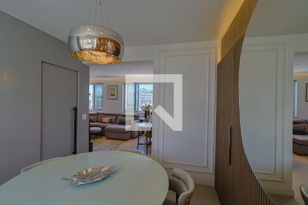 Sala de Jantar de apartamento à venda com 4 quartos, 118m² em Sion, Belo Horizonte