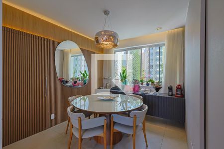 Sala de Jantar de apartamento à venda com 4 quartos, 118m² em Sion, Belo Horizonte