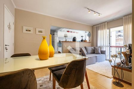 Sala/Cozinha de apartamento à venda com 2 quartos, 68m² em Pinheiros, São Paulo