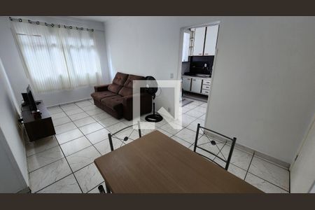 Sala de apartamento para alugar com 1 quarto, 90m² em Macuco, Santos