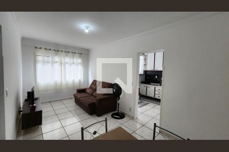 Sala de apartamento para alugar com 1 quarto, 90m² em Macuco, Santos