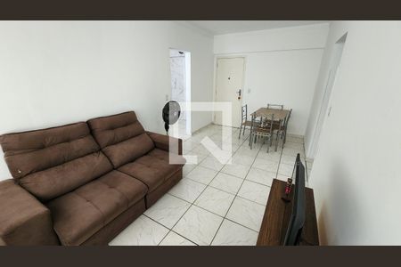 Sala de apartamento para alugar com 1 quarto, 90m² em Macuco, Santos