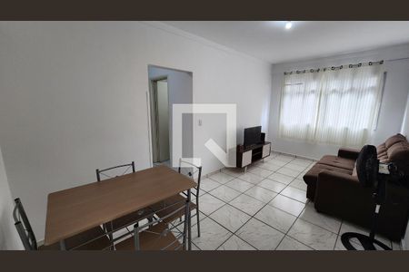 Sala de apartamento para alugar com 1 quarto, 90m² em Macuco, Santos