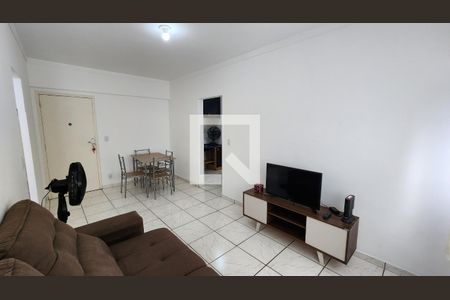 Sala de apartamento para alugar com 1 quarto, 90m² em Macuco, Santos