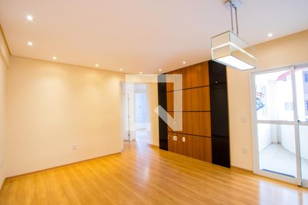 Sala de apartamento à venda com 3 quartos, 88m² em Vila Valparaíso, Santo André