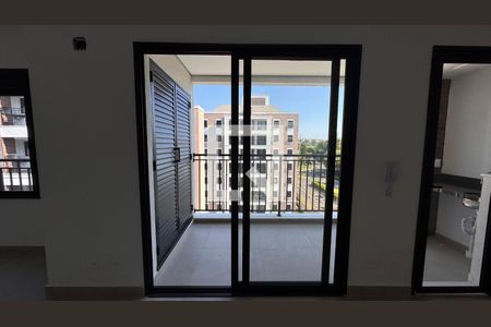 Varanda da Sala de apartamento para alugar com 2 quartos, 77m² em Swiss Park, Campinas