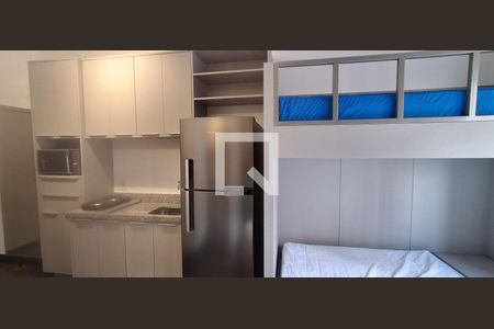 Cozinha de kitnet/studio para alugar com 1 quarto, 20m² em Santa Paula, São Caetano do Sul