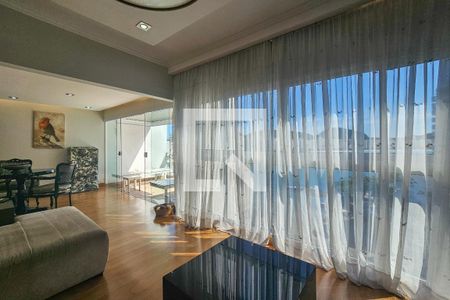 Sala de apartamento para alugar com 3 quartos, 133m² em Vila Luis Antonio, Guarujá