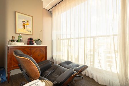 Sala de apartamento à venda com 1 quarto, 70m² em Moema, São Paulo