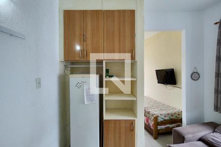 Sala de apartamento para alugar com 1 quarto, 39m² em Itararé, São Vicente