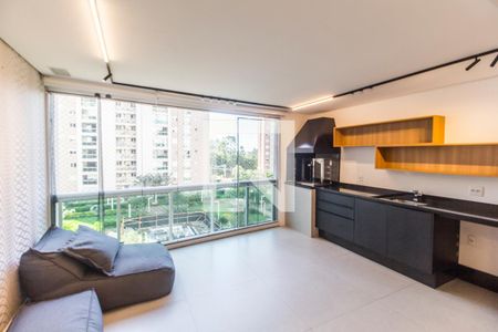 Varanda gourmet de apartamento para alugar com 3 quartos, 156m² em Tamboré, Santana de Parnaíba