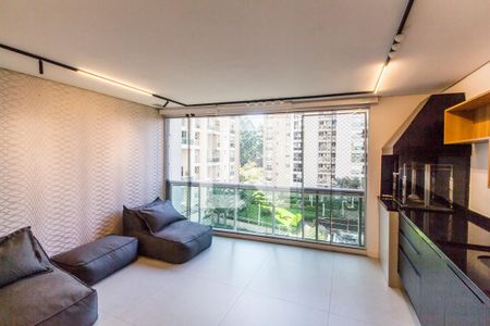 Varanda gourmet de apartamento para alugar com 3 quartos, 156m² em Tamboré, Santana de Parnaíba