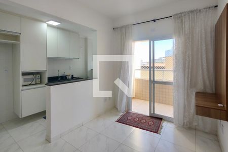 Sala de apartamento para alugar com 2 quartos, 46m² em Vila Caiçara, Praia Grande