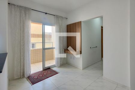 Sala de apartamento para alugar com 2 quartos, 46m² em Vila Caiçara, Praia Grande