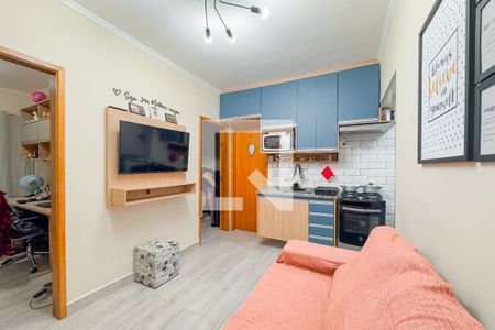 Sala de apartamento à venda com 2 quartos, 43m² em V D Pedro I, São Paulo