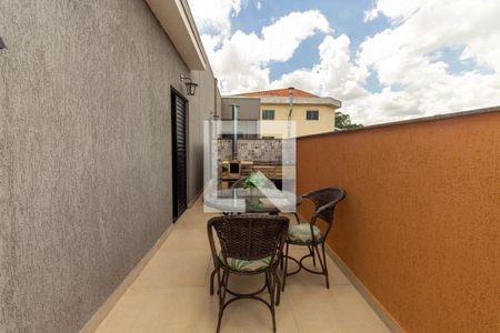 Varanda da Sala de apartamento à venda com 2 quartos, 45m² em Jardim Textil, São Paulo