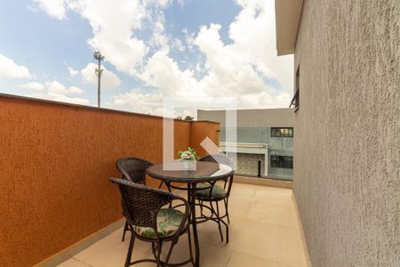 Varanda da Sala de apartamento à venda com 2 quartos, 45m² em Jardim Textil, São Paulo