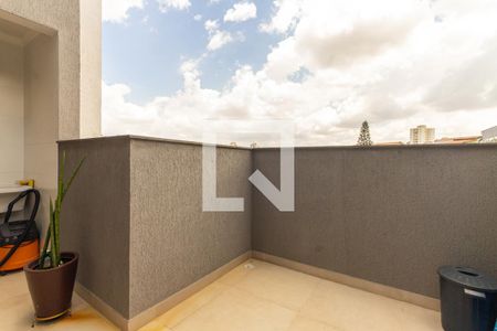 Varanda da Sala de apartamento à venda com 2 quartos, 45m² em Jardim Textil, São Paulo