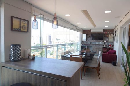 Varanda da Sala de apartamento à venda com 3 quartos, 168m² em Jardim Santa Mena, Guarulhos