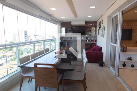 Varanda da Sala de apartamento à venda com 3 quartos, 168m² em Jardim Santa Mena, Guarulhos