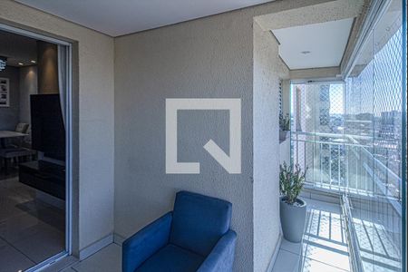 Varanda da Sala de apartamento à venda com 3 quartos, 74m² em Vila das Merces, São Paulo