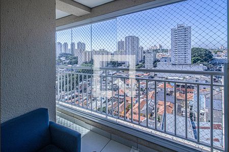 Varanda da Sala de apartamento à venda com 3 quartos, 74m² em Vila das Merces, São Paulo