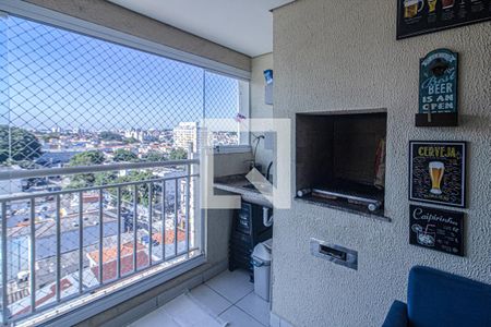 Varanda da Sala de apartamento à venda com 3 quartos, 74m² em Vila das Merces, São Paulo