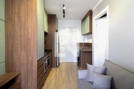 Sala/Cozinha de apartamento para alugar com 1 quarto, 28m² em Vila Olímpia, São Paulo