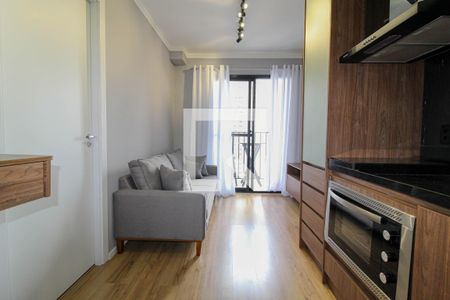 Sala/Cozinha de apartamento para alugar com 1 quarto, 28m² em Vila Olímpia, São Paulo