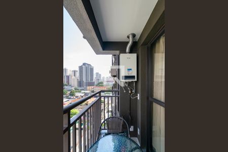 Varanda Sala de apartamento para alugar com 1 quarto, 29m² em Jardim Prudência, São Paulo