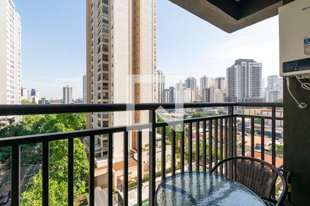 Varanda Sala de apartamento para alugar com 1 quarto, 29m² em Jardim Prudência, São Paulo