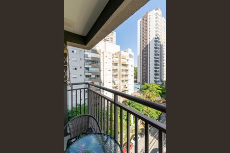 Varanda Sala de apartamento para alugar com 1 quarto, 29m² em Jardim Prudência, São Paulo